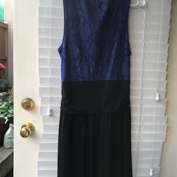 Blue and black Leifnotes (Anthropologie) dress - Picture 4 of 4